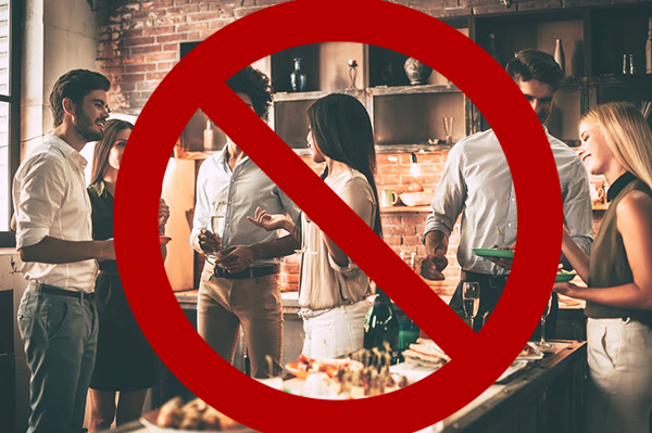 Avoid indoor parties during COVID-19