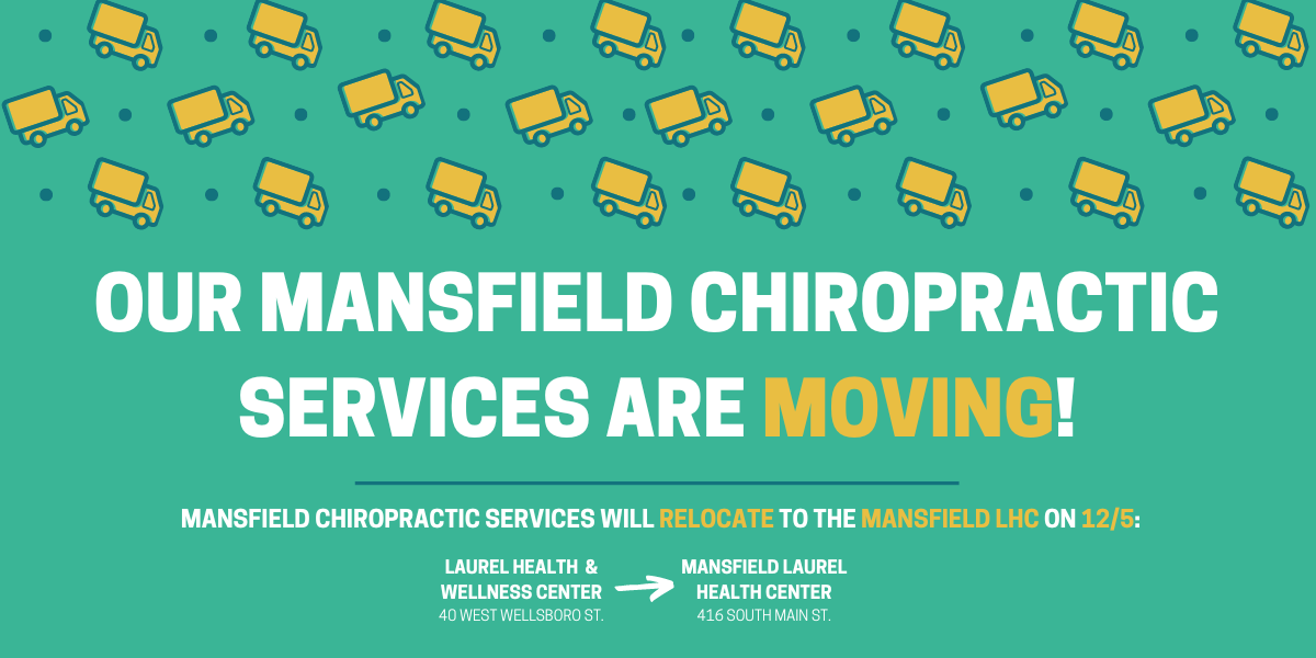 Mansfield-Based Chiropractic Services are Moving to Mansfield LHC on Dec. 5