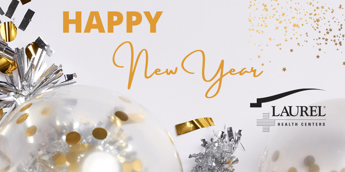 Laurel Health Happy New Year Graphic