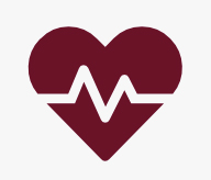 Values icon — heartbeat