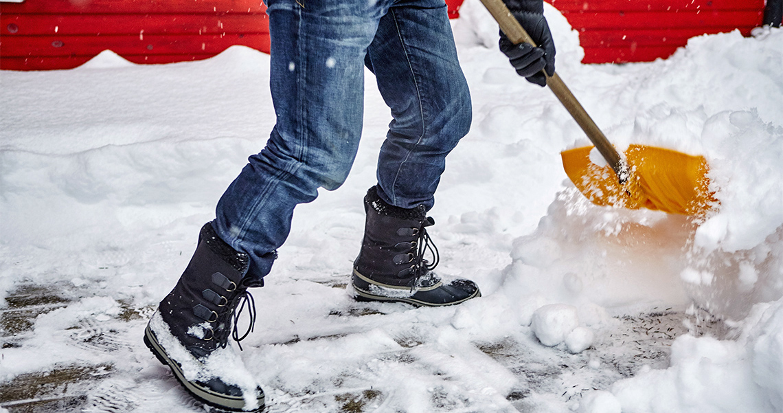 Avoid Injury Shovel Snow the Right Way